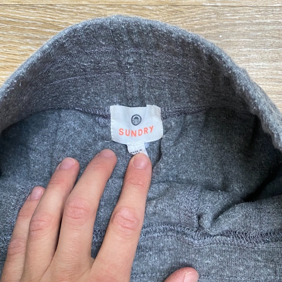 vintage sundry crop sweat pants grey - Picture 3 of 4